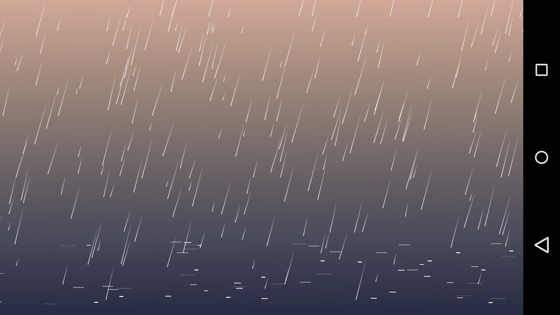 Just Rain 【Androidアプリ】 ―hard rain  雨の降る夜 ―